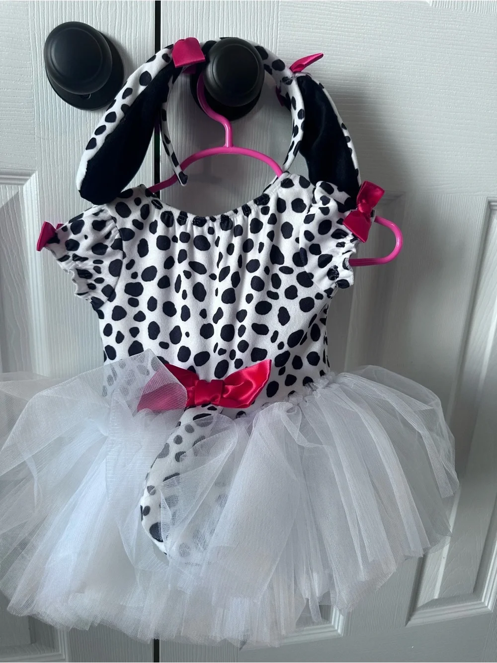 Gymboree Black & White Dalmatian Tutu Costume with Ears